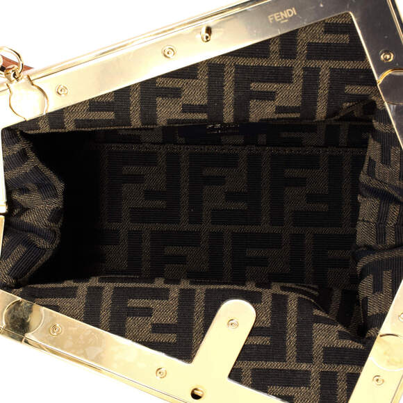 Fendi First Bag Raffia Small #236975F23B - Picture 5 of 7